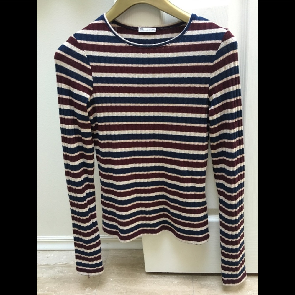 Zara striped sweater S